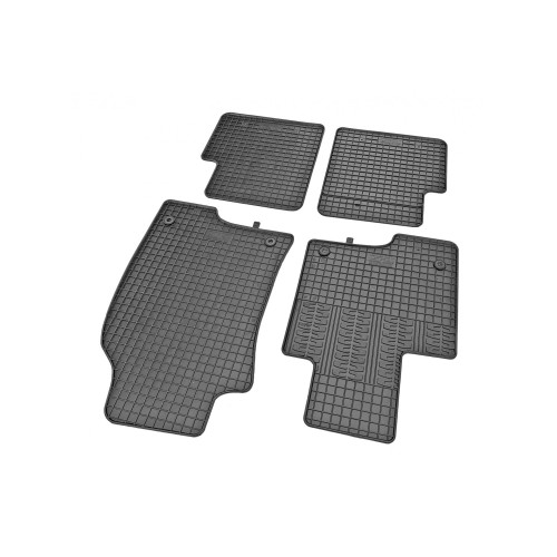 Cik - ΠΑΤΑΚΙΑ ΑΥΤΟΚΙΝΗΤΟΥ ΑΠΟ ΛΑΣΤΙΧΟ ΓΙΑ FIAT PANDA 2012-2020 / FIAT PANDA 4X4 2012-2020 ΣΕ ΜΑΥΡΟ ΧΡΩΜΑ ΜΕ ΚΟΥΜΠΩΜΑΤΑ - 4 ΤΕΜ. (RM.FI.0012/CK)