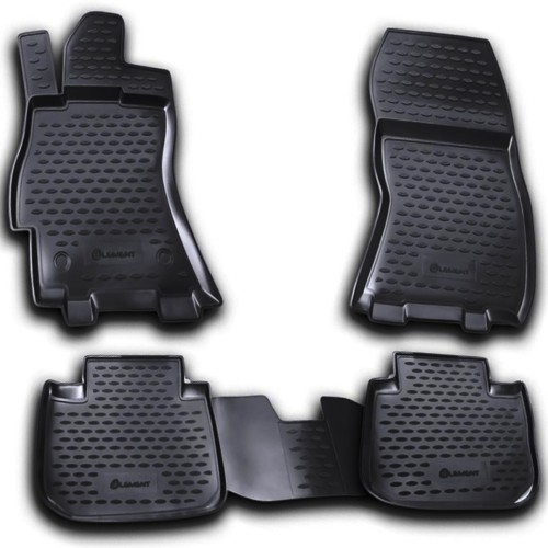 ΠΑΤΑΚΙΑ ΣΕ ΣΚΑΦΗ TPE ΛΑΣΤΙΧΟ ΓΙΑ SUBARU LEGACY 4D 04/2010-2015  ΣΕ ΜΑΥΡΟ ΧΡΩΜΑ NOVLINE - 4 ΤΕΜ.