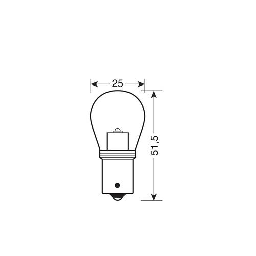 P21W 9-32V BA15s CREE MEGA-LED16 180lm ΔΙΑΘΛΑΣΗΣ ΛΕΥΚΟ (ΜΟΝΟΠΟΛΙΚΟ) BLISTER 2ΤΕΜ.