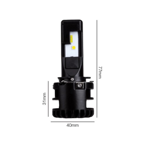Simoni Racing - Kit LED HIR2 9012 12/24V 6000K 2200lm 16W με Παθητική Ψύκτρα για Toyota Corolla, C-HR και Yaris - 2 Τεμ. (SRNLHIR2)