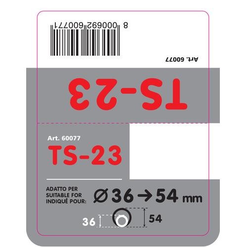 ΑΚΡΟ ΕΞΑΤΜΙΣΗΣ TS-23 Φ 36-54mm - ΔΙΠΛΗ ΑΠΟΛΗΞΗ