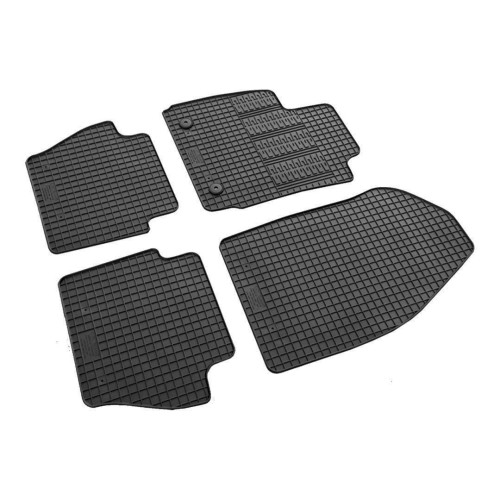 Cik - ΠΑΤΑΚΙΑ ΑΥΤΟΚΙΝΗΤΟΥ ΑΠΟ ΛΑΣΤΙΧΟ ΓΙΑ FORD FIESTA 3D / 5D 06/2017+ / FORD PUMA 11/2019+ ΣΕ ΜΑΥΡΟ ΧΡΩΜΑ ΜΕ ΚΟΥΜΠΩΜΑΤΑ - 4 ΤΕΜ. (RM.FO.0032/CK)