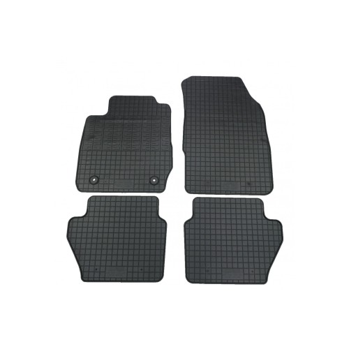 Cik - ΠΑΤΑΚΙΑ ΑΥΤΟΚΙΝΗΤΟΥ ΑΠΟ ΛΑΣΤΙΧΟ ΓΙΑ FORD FIESTA 3D / ST 5D / ST2 2017+ ΣΕ ΜΑΥΡΟ ΧΡΩΜΑ ΜΕ ΚΟΥΜΠΩΜΑΤΑ - 4 ΤΕΜ. (RM.FO.0033/CK)