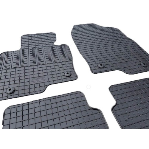 Cik - ΠΑΤΑΚΙΑ ΑΥΤΟΚΙΝΗΤΟΥ ΑΠΟ ΛΑΣΤΙΧΟ ΓΙΑ MAZDA CX5 2012-2017 ΣΕ ΜΑΥΡΟ ΧΡΩΜΑ ΜΕ ΚΟΥΜΠΩΜΑΤΑ - 4 ΤΕΜ. (RM.MA.0002/CK)