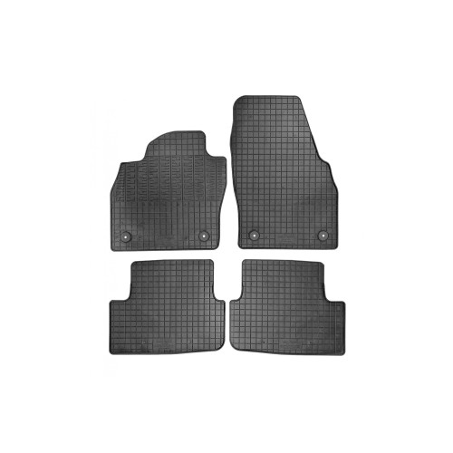 Cik - ΠΑΤΑΚΙΑ ΑΥΤΟΚΙΝΗΤΟΥ ΑΠΟ ΛΑΣΤΙΧΟ ΓΙΑ VW POLO MK6 2017+ / AUDI A1 2018+ ΣΕ ΜΑΥΡΟ ΧΡΩΜΑ ΜΕ ΚΟΥΜΠΩΜΑΤΑ - 4 ΤΕΜ. (RM.VW.0028/CK)