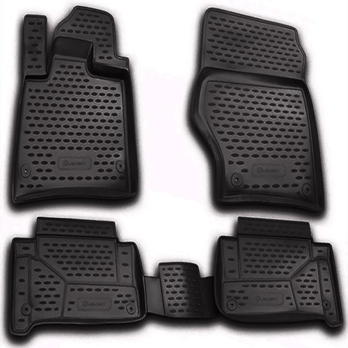 ΠΑΤΑΚΙΑ ΣΕ ΣΚΑΦΗ TPE ΛΑΣΤΙΧΟ ΓΙΑ AUDI Q7 2005-2015  ΣΕ ΜΑΥΡΟ ΧΡΩΜΑ NOVLINE - 4 ΤΕΜ.