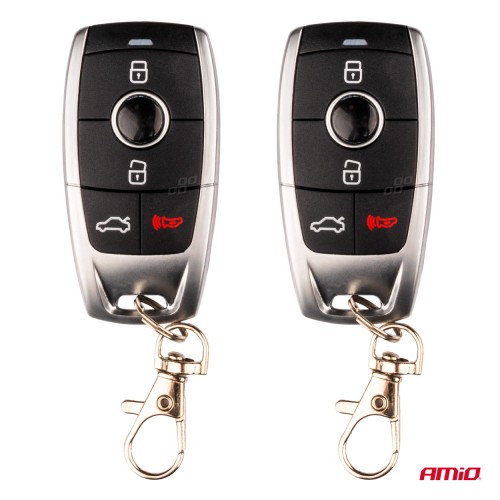 Amio - Σύστημα Keyless Entry Vertex KE14 12V Με Τηλεχειρισμό 433MHz Rolling Code Για Ασφαλή Εγκατάσταση Και Έλεγχο Κεντρικού Κλειδώματος – 1 Τεμ. (01679/AM)