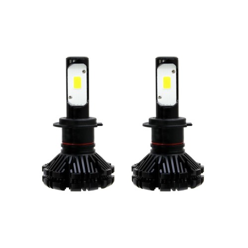 Amio - Σετ Λαμπτήρων Αυτοκινήτου CX SERIES τεχνολογίας LED τύπου H7 βάση PX26d τάση λειτουργίας 6-18V απόδοσης 30W χρώμα 6000K για Επιβατικά Αυτοκίνητα και Μοτοσυκλέτες - 2 τεμ. (01074/AM)