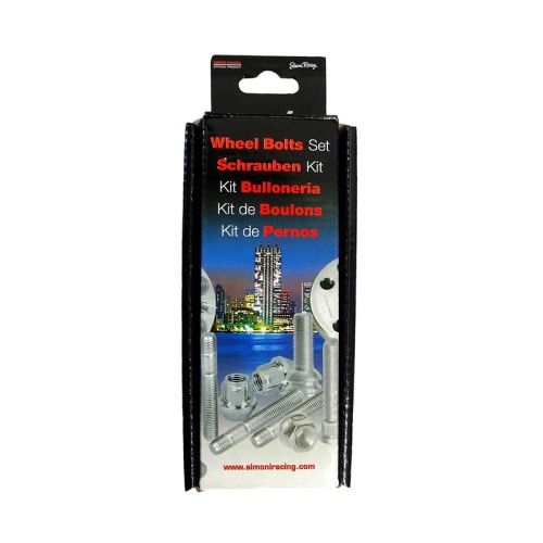 Simoni Racing - ΠΑΞΙΜΑΔΙ ΚΩΝΙΚΟ 12χ1,25 (50mm) (19) ΜΑΥΡΟ 10ΤΕΜ.