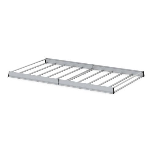ΣΧΑΡΑ ΟΡΟΦΗΣ KARGO RACK 340x145cm ΣΙΔΕΡΕΝΙΑ ΜΕ ΠΛΑΙΝΑ ΠΡΟΦΙΛ ΑΛΟΥΜΙΝΙΟΥ