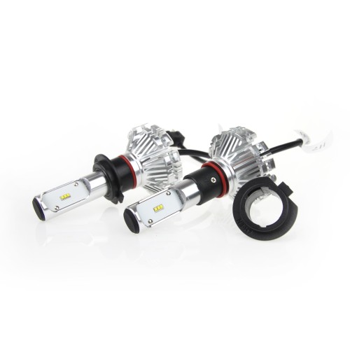 Amio - Λαμπτήρες SX SERIES τύπου H7 τάση λειτουργίας 6/12V απόδοσης 40W 6000K 3200lm με ενσωματωμένη ψύκτρα για Επιβατικά Αυτοκίνητα και Μοτοσυκλέτες - 2 τεμ. (01063/AM)