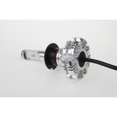 Amio - Λαμπτήρες SX SERIES τύπου H7 τάση λειτουργίας 6/12V απόδοσης 40W 6000K 3200lm με ενσωματωμένη ψύκτρα για Επιβατικά Αυτοκίνητα και Μοτοσυκλέτες - 2 τεμ. (01063/AM)