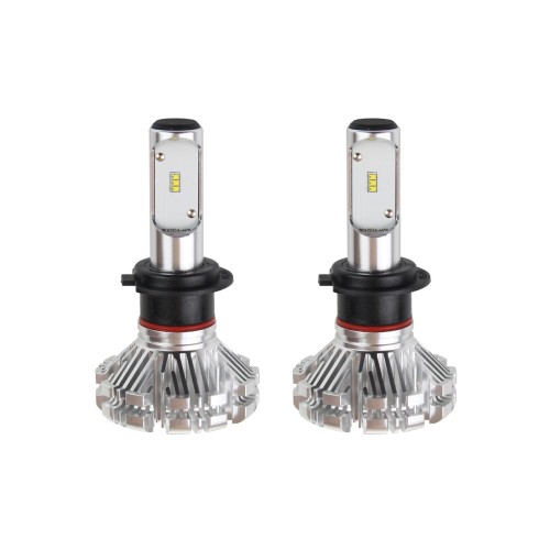 Amio - Λαμπτήρες SX SERIES τύπου H7 τάση λειτουργίας 6/12V απόδοσης 40W 6000K 3200lm με ενσωματωμένη ψύκτρα για Επιβατικά Αυτοκίνητα και Μοτοσυκλέτες - 2 τεμ. (01063/AM)
