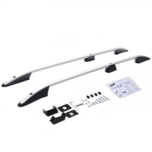 ΜΠΑΡΕΣ ΟΡΟΦΗΣ ΓΙΑ MERCEDES CITAN ELEGANCE W415 2013+ ΜΑΚΡΥ / RENAULT KANGOO 2008-2021 ΠΑΡΑΛΛΗΛΕΣ ΑΛΟΥΜΙΝΙΟΥ L2 ΑΣΗΜΙ