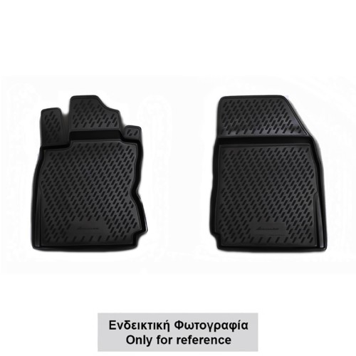 ΠΑΤΑΚΙΑ ΣΕ ΣΚΑΦΗ TPE ΛΑΣΤΙΧΟ ΓΙΑ BMW X5 2006-2013 ΜΟΝΟ ΜΠΡΟΣΤΑ (ΜΑΥΡΟ) - 2 ΤΕΜ.