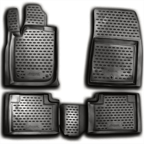 ΠΑΤΑΚΙΑ ΣΕ ΣΚΑΦΗ TPE ΛΑΣΤΙΧΟ ΓΙΑ JEEP GRAND CHEROKEE 01/2011-04/2013  ΣΕ ΑΝΘΡΑΚΙ ΣΚΟΥΡΟ ΓΚΡΙ ΧΡΩΜΑ NOVLINE - 4 ΤΕΜ.