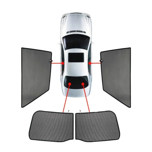 CarShades - ΚΟΥΡΤΙΝΑΚΙΑ  CAR SHADES ΓΙΑ FORD RANGER D/C T6 4D 2011+ - 4 ΤΕΜ. (PVC.FOR-RANG-4-D)