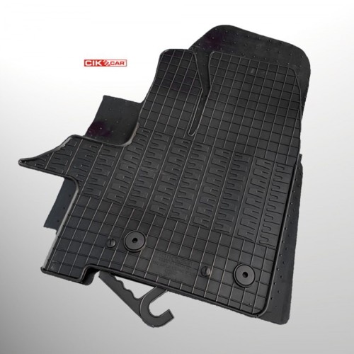 Cik - ΠΑΤΑΚΙΑ ΑΥΤΟΚΙΝΗΤΟΥ ΑΠΟ ΛΑΣΤΙΧΟ ΓΙΑ FORD CUSTOM TOURNEO 2ΘΕΣΙΟ 2018+ ΣΕ ΜΑΥΡΟ ΧΡΩΜΑ ΜΕ ΚΟΥΜΠΩΜΑΤΑ - 2 ΤΕΜ. (RM.FO.0039/CK)