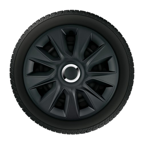 ΤΑΣΙΑ STRATOS RC 14 INCH ΜΑΥΡΑ ΜΕ ΝΙΚΕΛ ΔΑΚΤΥΛΙΔΙ ΣΤΟ ΚΕΝΤΡΟ ΣΕΤ