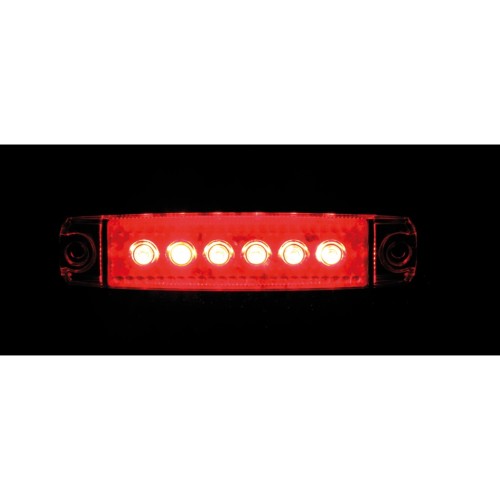 ΦΩΣ ΟΓΚΟΥ 6LED ΚΟΚΚΙΝΟ SMD 12/24V 96mm 20ΤΕΜ.