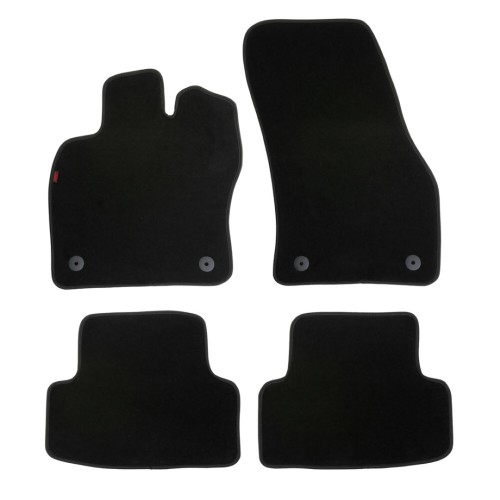 ΠΑΤΑΚΙΑ EXECUTIVE ΜΟΚΕΤΑ ΓΙΑ SEAT ATECA 5D 07/2016+ ΣΕ ΜΑΥΡΟ ΧΡΩΜΑ ME ΚΟΥΜΠΩΜΑΤΑ LAMPA - 4 ΤΕΜ.