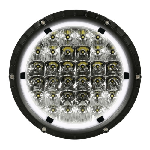 ΠΡΟΒΟΛΕΑΣ BEXTAR 10-30V 62 LED 73W 6.500Κ 6080lm ΚΑΡΦΙ ΜΕ NEON ΘΕΣΕΩΣ ΣΤΡΟΓΓΥΛΟΣ (195x205x65 mm) -1ΤΕΜ.