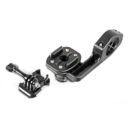 Διπλή Βάση Στήριξης Κινητού και Action Camera Combo της σειράς Optiline για Τιμόνι Ποδηλάτου με διάμετρο από 22 mm έως 31,75 mm και σύστημα Duolock, συμβατή με Θήκες ή Αντάπτορες Κινητού Optiline και Θήκες για Action Cameras