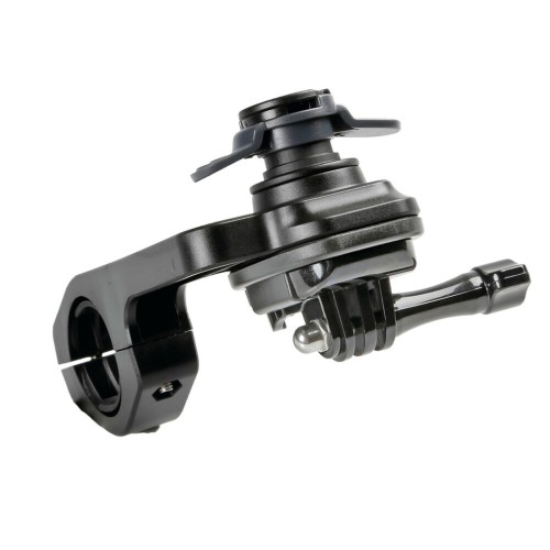 Διπλή Βάση Στήριξης Κινητού και Action Camera Combo της σειράς Optiline για Τιμόνι Ποδηλάτου με διάμετρο από 22 mm έως 31,75 mm και σύστημα Duolock, συμβατή με Θήκες ή Αντάπτορες Κινητού Optiline και Θήκες για Action Cameras