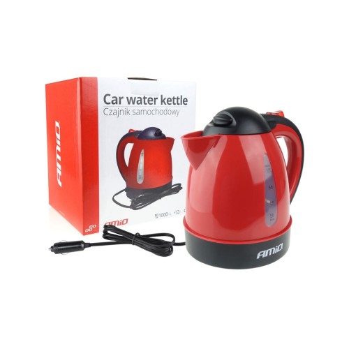 AMiO – Βραστήρας Νερού Αυτοκινήτου 12V 150W 1Lt, απολαύστε ζεστά ροφήματα στο ταξίδι σας γρήγορα και με ασφάλεια – 1 Τεμ. (02175/AM)