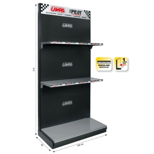 ΣΤΑΝΤ TYPE C ΠΑΝΕΛ + KIT ΠΑΡΕΛΚΟΜΕΝΑ + 2 ΡΑΦΙΑ