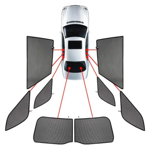 CarShades - ΚΟΥΡΤΙΝΑΚΙΑ  CAR SHADES ΓΙΑ MERCEDES E-KLAS W212 SW 2009+ - 8 ΤΕΜ. (PVC.MB-E-E-B)
