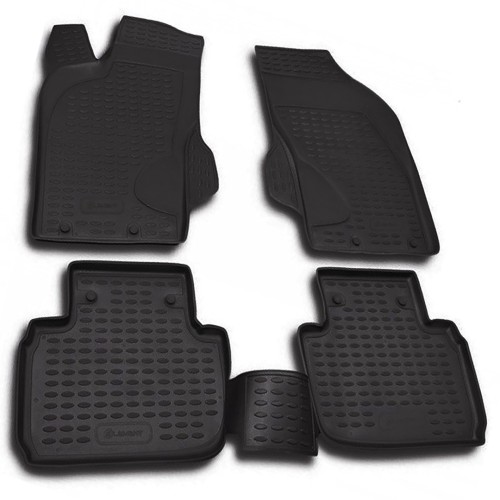 ΠΑΤΑΚΙΑ ΣΕ ΣΚΑΦΗ TPE ΛΑΣΤΙΧΟ ΓΙΑ ALFA ROMEO 147 12/2000-2008  ΣΕ ΜΑΥΡΟ ΧΡΩΜΑ NOVLINE - 4 ΤΕΜ.