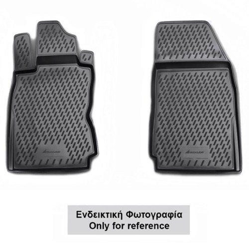 ΠΑΤΑΚΙΑ ΣΕ ΣΚΑΦΗ TPE ΛΑΣΤΙΧΟ ΓΙΑ HYUNDAI H1 2007+  ΣΕ ΜΑΥΡΟ ΧΡΩΜΑ NOVLINE - 2 ΤΕΜ.