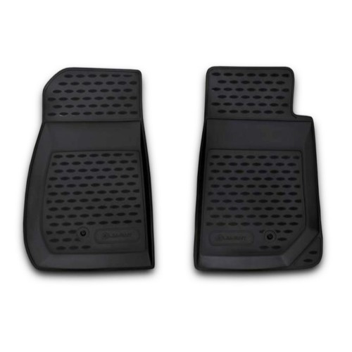ΠΑΤΑΚΙΑ ΣΕ ΣΚΑΦΗ TPE ΛΑΣΤΙΧΟ ΓΙΑ JEEP WRANGLER 3D 2007-2018  ΣΕ ΜΑΥΡΟ ΧΡΩΜΑ NOVLINE - 2 ΤΕΜ.