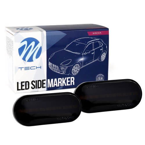 VW GOLF 3+4 /POLO 6N/9N/6N2 /PASSAT/T5/SHARAN 18LED (2χ9) SMD ΠΛΑΙΝΑ ΦΛΑΣ ΦΤΕΡΟΥ ΜΑΥΡΑ 2ΤΕΜ