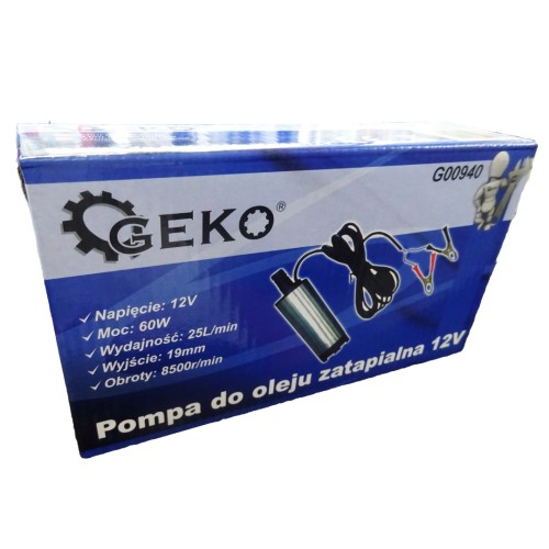 Amio - Αντλία Αναρρόφησης Υγρών Ηλεκτρική 12V 60W διαμέτρου 51mm με παροχή 25L/min για άντληση πετρελαίου και λαδιού με υψηλή απόδοση και εύκολη χρήση σε δεξαμενές - 1 Τεμ. (02068/AM)