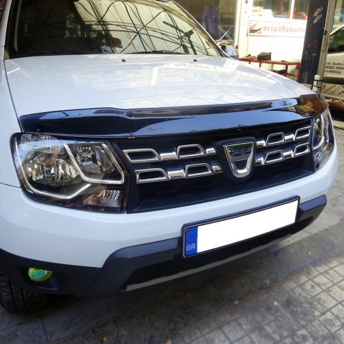 ΑΝΕΜΟΘΡΑΥΣΤΗΣ ΚΑΠΩ ΑΥΤΟΚΙΝΗΤΟΥ ΓΙΑ DACIA DUSTER 2010-2018 ΑΠΟ ΕΥΚΑΜΠΤΟ ΦΙΜΕ ΠΛΑΣΤΙΚΟ HEKO - 1 ΤΕΜ.