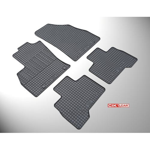Cik - ΠΑΤΑΚΙΑ ΑΥΤΟΚΙΝΗΤΟΥ ΑΠΟ ΛΑΣΤΙΧΟ ΓΙΑ CITROEN NEMO MULTISPACE / PEUGEOT BIPPER TEPEE / FIAT QUBO 2008+ ΣΕ ΜΑΥΡΟ ΧΡΩΜΑ ΜΕ ΚΟΥΜΠΩΜΑΤΑ - 4 ΤΕΜ. (RM.CI.0011/CK)