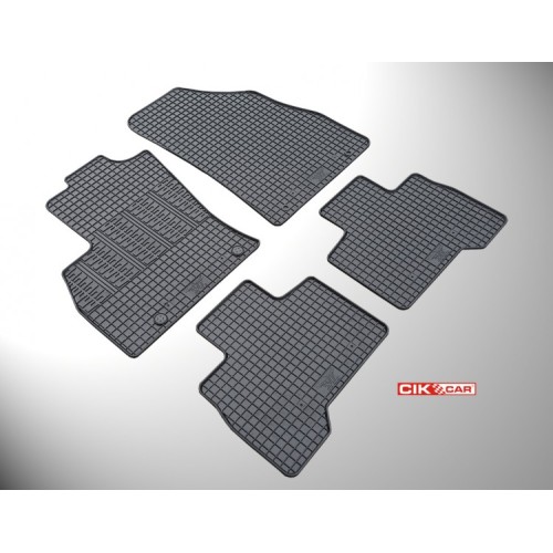 Cik - ΠΑΤΑΚΙΑ ΑΥΤΟΚΙΝΗΤΟΥ ΑΠΟ ΛΑΣΤΙΧΟ ΓΙΑ CITROEN NEMO MULTISPACE / PEUGEOT BIPPER TEPEE / FIAT QUBO 2008+ ΣΕ ΜΑΥΡΟ ΧΡΩΜΑ ΜΕ ΚΟΥΜΠΩΜΑΤΑ - 4 ΤΕΜ. (RM.CI.0011/CK)