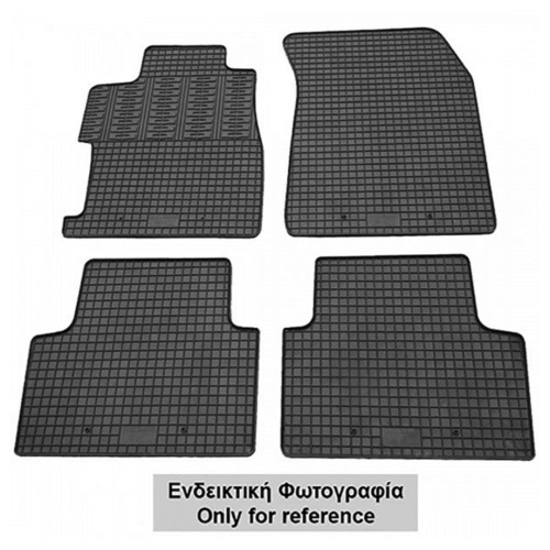 Cik - ΠΑΤΑΚΙΑ ΑΥΤΟΚΙΝΗΤΟΥ ΑΠΟ ΛΑΣΤΙΧΟ ΓΙΑ SUZUKI JIMNY 3D / 5D 2018+ ΣΕ ΜΑΥΡΟ ΧΡΩΜΑ ΜΕ ΚΟΥΜΠΩΜΑΤΑ - 4 ΤΕΜ. (RM.SUZ.0006/CK)