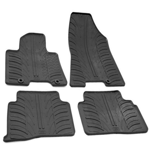 LAMPA - ΠΑΤΑΚΙΑ ΑΥΤΟΚΙΝΗΤΟΥ ΑΠΟ ΛΑΣΤΙΧΟ ΓΙΑ HYUNDAI TUCSON 9/2015-10/2020 ΣΕ ΜΑΥΡΟ ΧΡΩΜΑ ME ΚΟΥΜΠΩΜΑΤΑ - 4 ΤΕΜ.