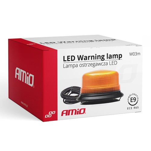 Amio - ΦΑΡΟΣ ΜΑΓΝΗΤΙΚΟΣ W03M 12V/24V 36LED ΠΟΡΤΟΚΑΛΙ IP56 136X87mm - 1 ΤΕΜ. (02295/AM)