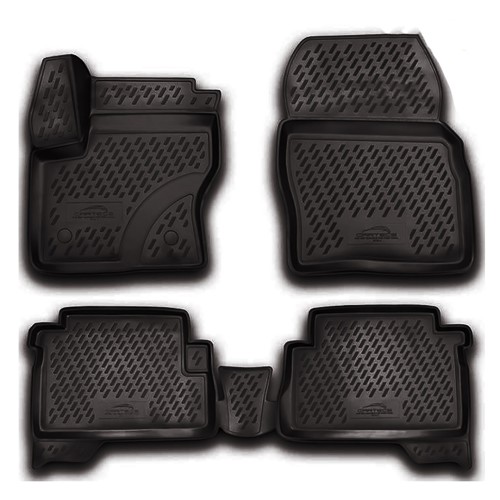 ΠΑΤΑΚΙΑ ΣΕ ΣΚΑΦΗ TPE ΛΑΣΤΙΧΟ ΓΙΑ FORD KUGA 5D 2013-2019  ΣΕ ΜΑΥΡΟ ΧΡΩΜΑ NOVLINE - 4 ΤΕΜ.