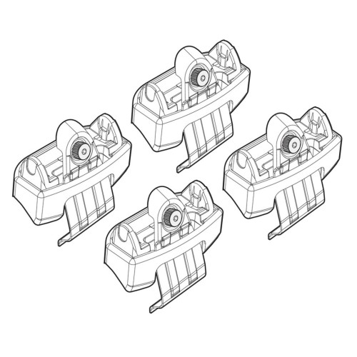 ΑΚΡΑ ΓΙΑ ΜΠΑΡΕΣ NORDRIVE ΓΙΑ TOYOTA RAV4 03/13+ KIT