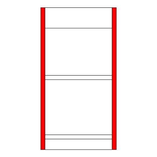 ΣΤΑΝΤ TYPE E+Y+V ΚΟΛΩΝΕΣ ΠΛΑΙΝΕΣ (ΖΕΥΓ 2ΤΕΜ.)