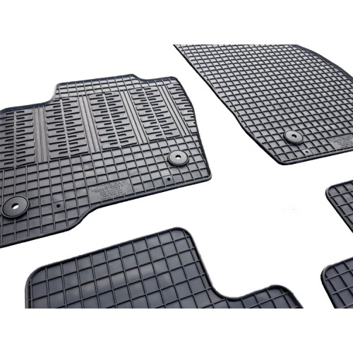 Cik - ΠΑΤΑΚΙΑ ΑΥΤΟΚΙΝΗΤΟΥ ΑΠΟ ΛΑΣΤΙΧΟ ΓΙΑ FORD EDGE 2016-2021 ΣΕ ΜΑΥΡΟ ΧΡΩΜΑ ΜΕ ΚΟΥΜΠΩΜΑΤΑ - 4 ΤΕΜ. (RM.FO.0028/CK)
