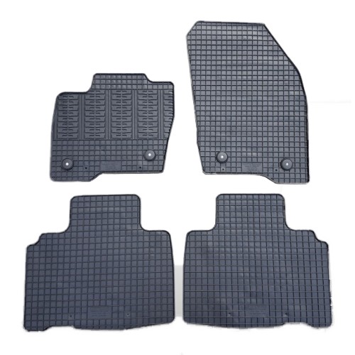 Cik - ΠΑΤΑΚΙΑ ΑΥΤΟΚΙΝΗΤΟΥ ΑΠΟ ΛΑΣΤΙΧΟ ΓΙΑ FORD EDGE 2016-2021 ΣΕ ΜΑΥΡΟ ΧΡΩΜΑ ΜΕ ΚΟΥΜΠΩΜΑΤΑ - 4 ΤΕΜ. (RM.FO.0028/CK)