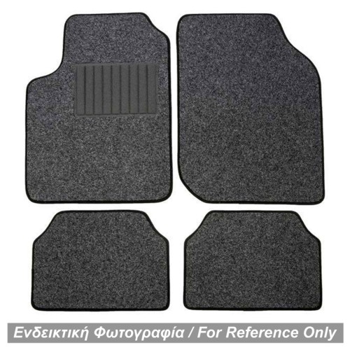 ΠΑΤΑΚΙΑ ΜΟΚΕΤΑ ΓΙΑ AUDI A3 2003+ (ΓΚΡΙ ΜΕ ΜΑΥΡΟ ΡΕΛΙ) - 4 ΤΕΜ.
