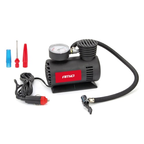 AMiO – Κομπρεσέρ αέρα ελαστικών 12V 20bar 300psi, εξασφαλίστε άμεση ετοιμότητα και σιγουριά σε κάθε απρόοπτο στο δρόμο – 1 Τεμ. (02189/AM)
