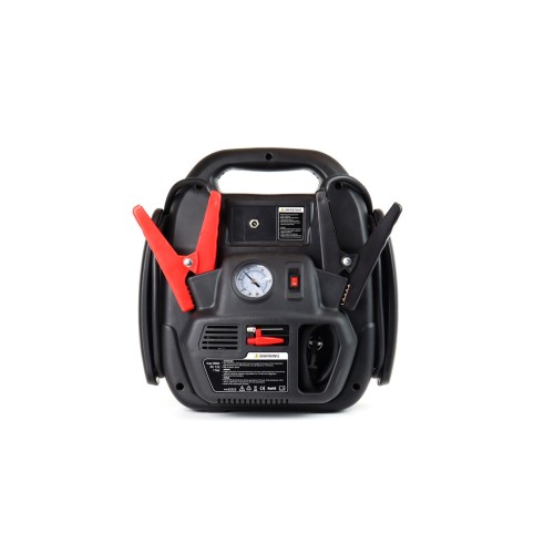 Amio - ΕΚΚΙΝΗΤΗΣ ΜΠΑΤΑΡΙΑΣ STARTER 4 ΣΕ 1 17Ah 12V DC 300A (700A max) 250PSI ΜΕ ΚΟΜΠΡΕΣΕΡ ΑΕΡΑ / ΜΑΝΟΜΕΤΡΟ / 3 LED / 2 ΠΡΙΖΕΣ 12V / 1 ΘΥΡΑ USB 5V 2,1A SENA ΓΙΑ ΒΕΝΖΙΝΗ ΚΑΙ DIESEL - 1 ΤΕΜ. (02523/AM)